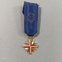 REDUCTION DE LA MEDAILLE CROIX DES ANCIENS COMBATTANTS DE L'EUROPE CONFEDERATION EUROPEENNE